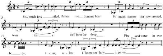 closing vocal part of 3rd song Cycle of Love